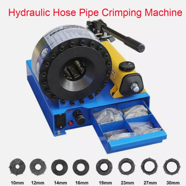 Portable Hose Crimper High Pressure Hydraulic Pipe Shrinking Crimping Machine UK