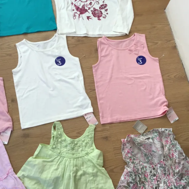 Girls clothing bundle 4/5 and 6/7 and 8 years next mixed makes new and used 5