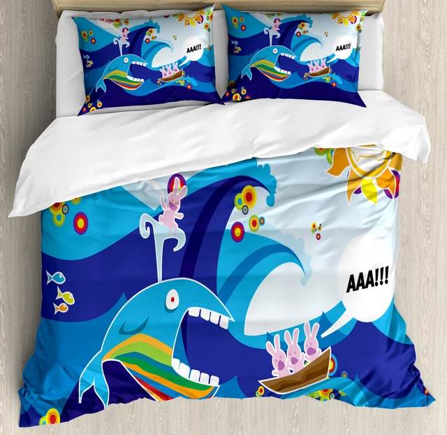 BALEINE HOUSSE DE Couette Baleine Lapin Poisson Sun EUR 63,99 - PicClick FR