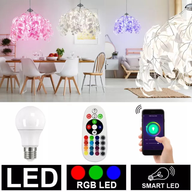 Smart Casa LED Techo Reflector Cambio de Color Follaje Luz Blanco Dimmer Lámpara