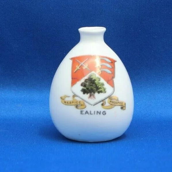 English Porcelain Crested China Souvenir "Ealing" Crest