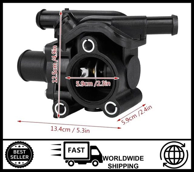 Thermostat + Boîtier Pour Ford Mondeo/S-Max 1.6 TDCi 2009 Et Plus - Réf. 167562