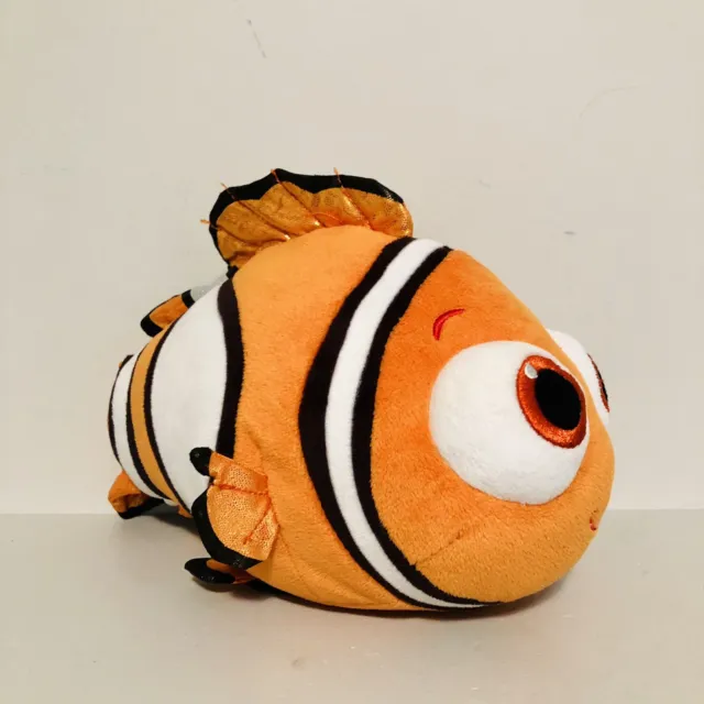 Ty Finding Nemo Beanie Babies Disney Sparkle Beanbag Plush Stuffed Toy 10” Fish