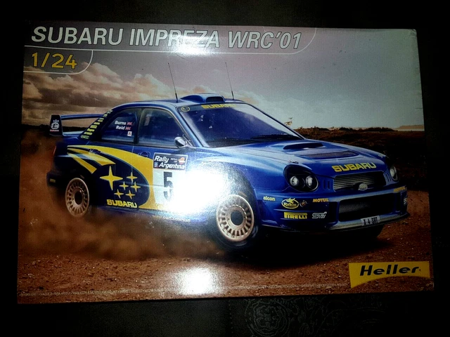 HELLER SUBARU IMPREZA RALLYE ARGENTINE 2001 1/24 NEUVE BOITE SCELLEE