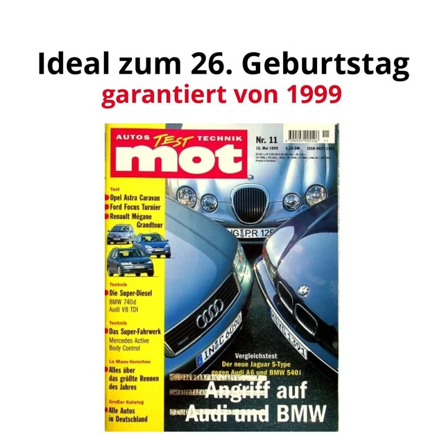 Echte, Historische Zeitschrift Von 1989 - Garantiert 36 Jahre Alt - Personalisiertes Geschenk 36. Geburtstag Mann - Original Aus Jahr 1989 - Die Geschenkidee Für Männer - Auto Motor Sport 08/1989