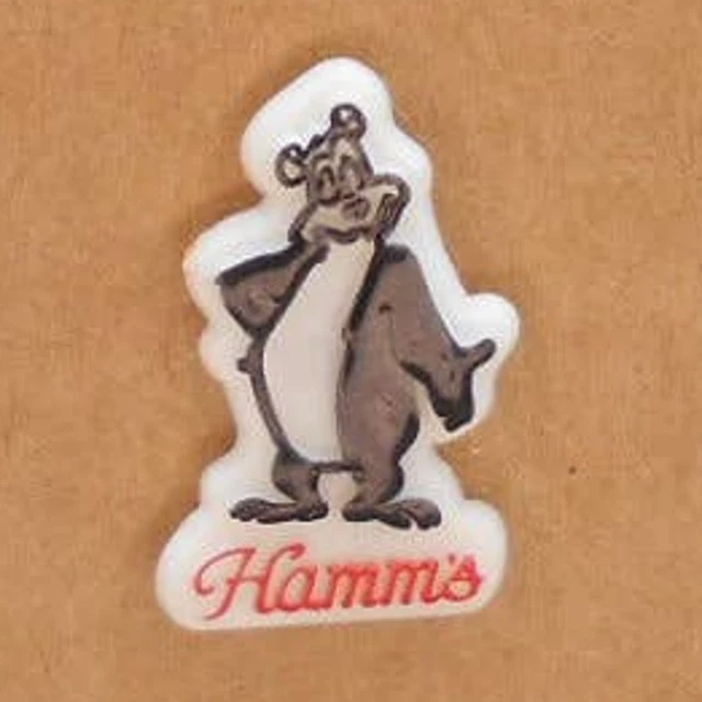 Hamm's Beer Bear Lapel Mascot Lapel Pin Vintage St. Paul MN