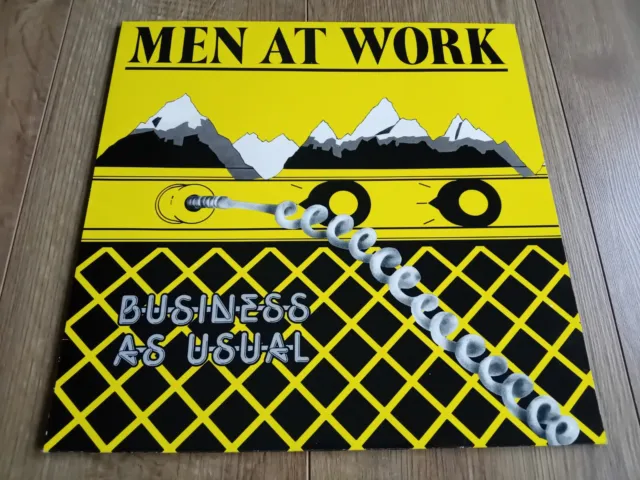 Men At Work - Business As Usual Lp 1982 Uk Epic Near Mint