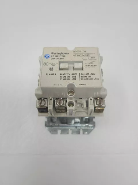 Westinghouse Lighting Contactor A202K1CA 30 Amp