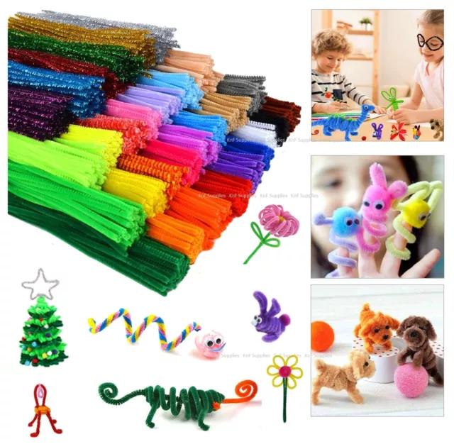 Pipe Cleaners Plush Chenille Stems Ideal for Craft