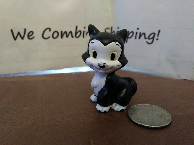 ✨Disney Pinocchio Figaro Cat PVC Figure Cake Topper 2" Minnie's Pet 2017 Mattel✨