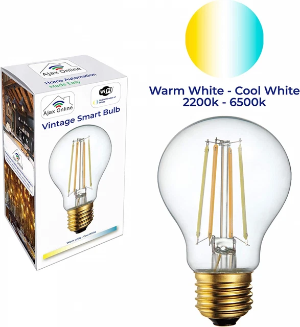50.000 Weißtöne - Smart WiFi Edison - Retro Filament 1 Stück (Pack 1) 4