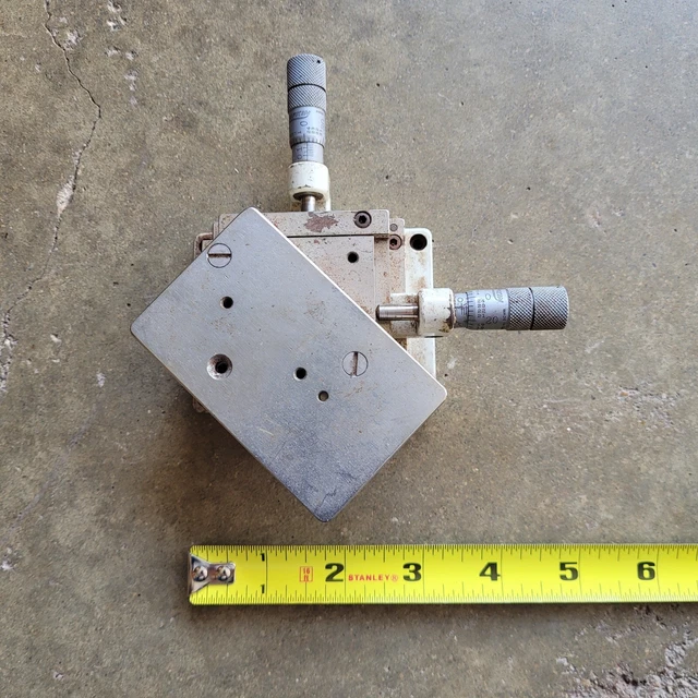 Vintage Lufkin Mini  XY Linear Stage Sliding Table 2" x 3"