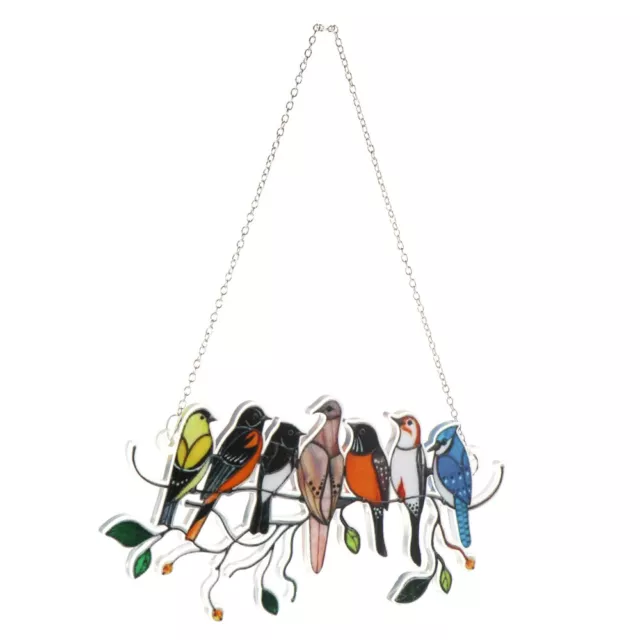 Hanging Adornment Decor Stained Glass Hummingbird Suncatcher The 3