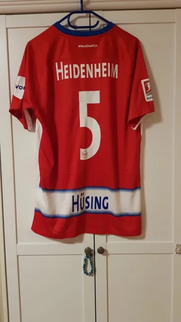 Matchworn Trikot Spielertrikot 1.FC Heidenheim Bundesliga Oliver Hüsing