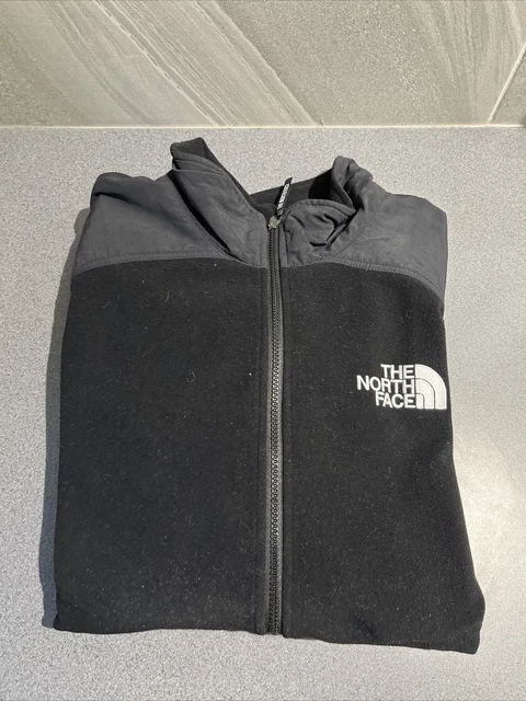 North Face Gore Windstopper in pile nero da uomo taglia extra large
