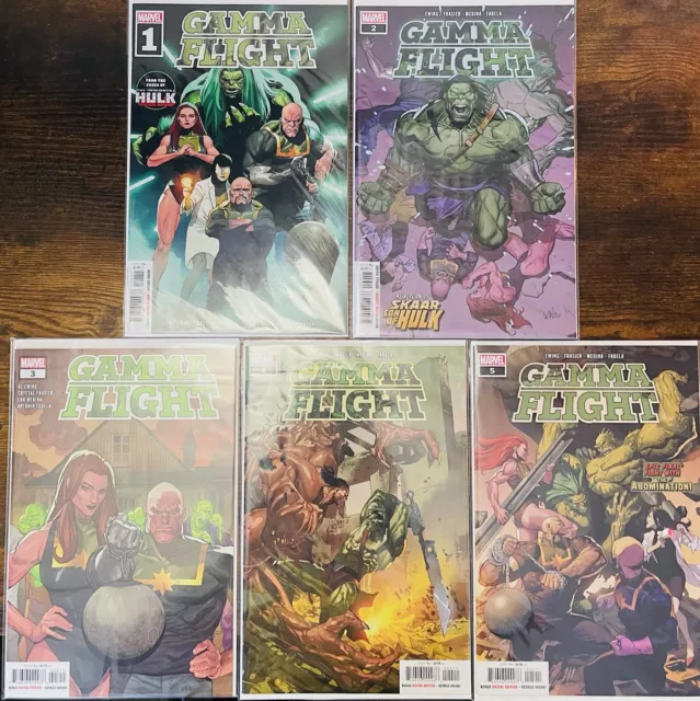 Gamma Flight #1-5 Cvr A Complete Set 1 2 3 4 5 Marvel Comics Nm