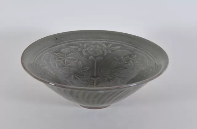 Antique Chinese Song-Style Ceramic Bowl, 17th Century