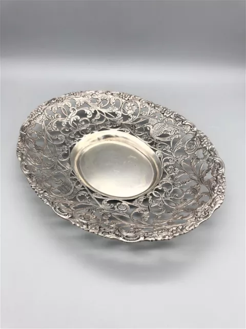 Ciotola Trafitta Argento 833 Argento Olandese Primi 2033, Fa. Moerkerk & Co, Amsterdam, 1934