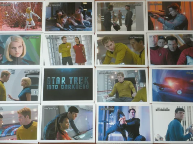 STAR TREK: INTO DARKNESS Complete Base Set Of 110 Trading Cards Rittenhouse 2014