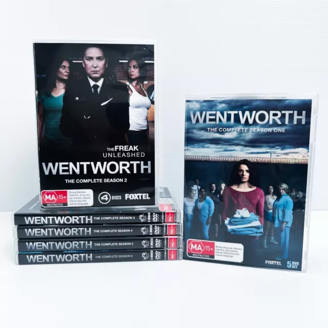 Wentworth: Complete Series 1 - 6 (DVD, 2018) Season 1 2 3 4 5 & 6 Crime Drama TV