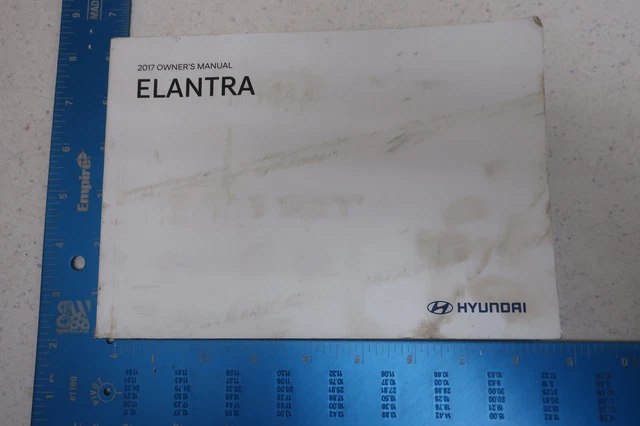 2017 17 Hyundai Elantra Owner's Manual Book -Free Shipping - Om527
