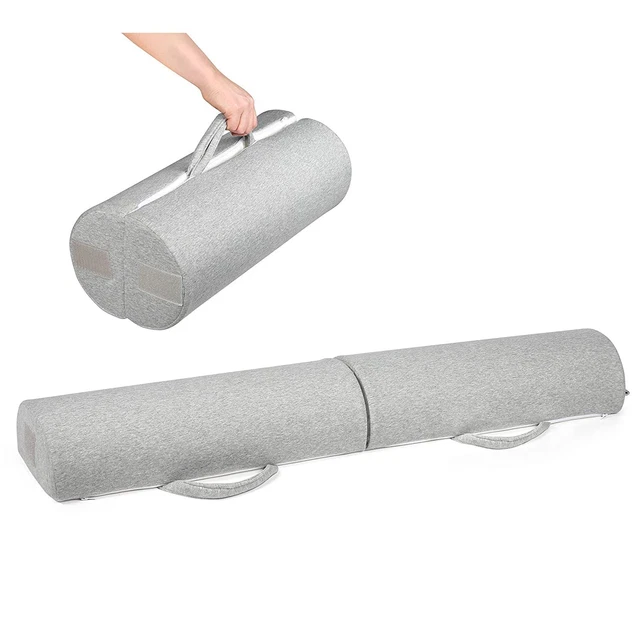 Milliard Bed Bumper (1 Pack, Travel) Foam 40x7x4.5 Inch (Pack of 1), Grey