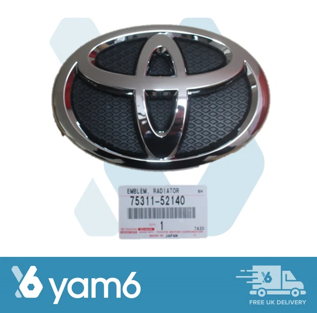 GENUINE TOYOTA FRONT Grille Badge Emblem Fits Yaris 20052011 75311