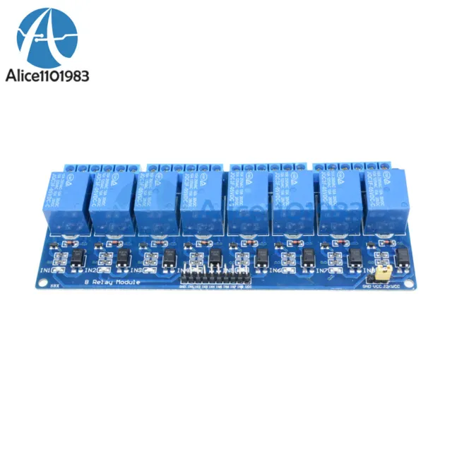 5V Eight 8 Channel Relay Module With optocoupler For PIC AVR DSP ARM Arduino DIY 2