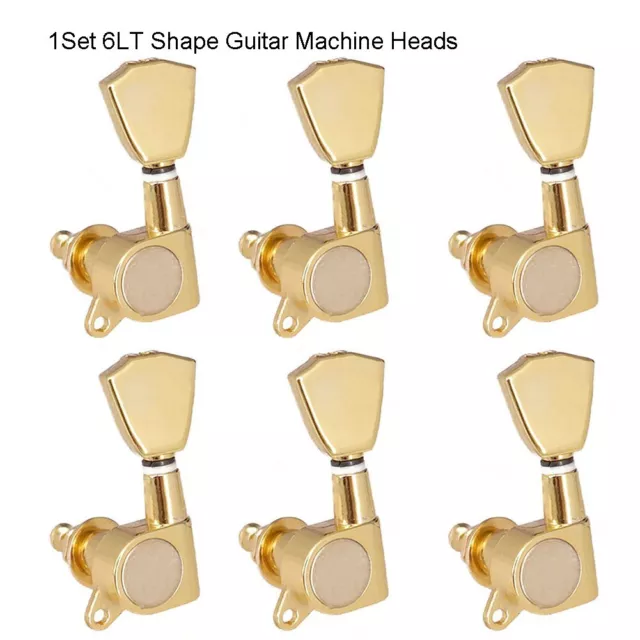 Guitar Tuning Peg Guitar Machine Heads 10*5*2cm 6 PCS Gold Metal Brand New 2