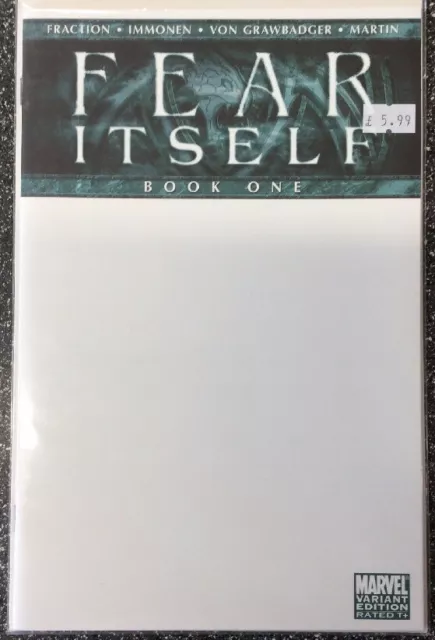 Fear Itself Book One (2013) Blank Variant