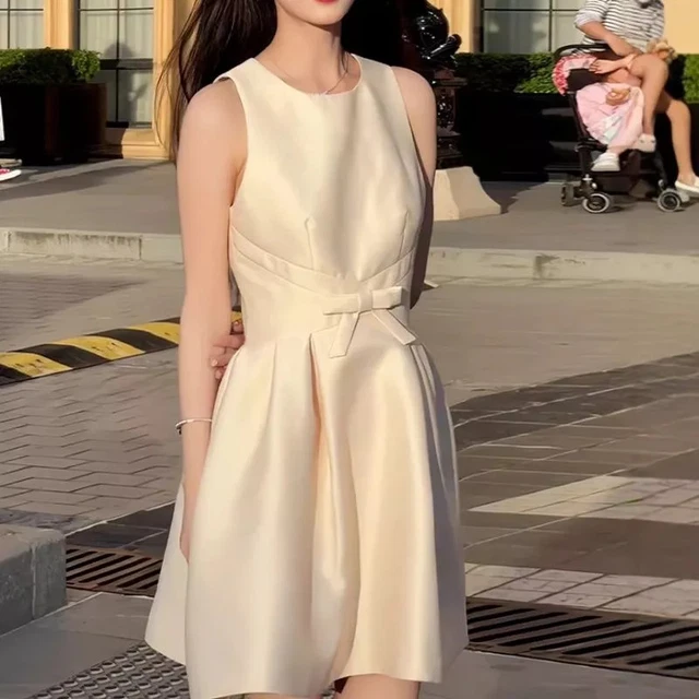 Robe Sans Manches Cotélac - Taille 42 - Kaki - Velours - Occasion Très Bon état
