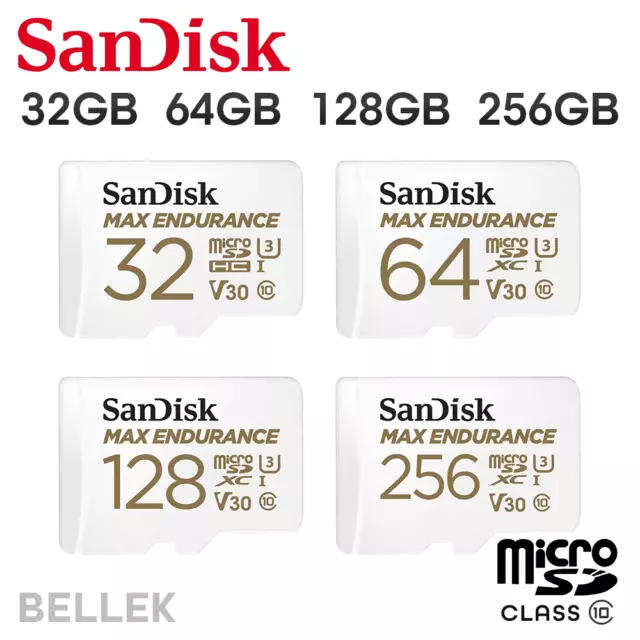SanDisk Max Endurance 32GB 64GB 128GB 256GB Micro SD Card