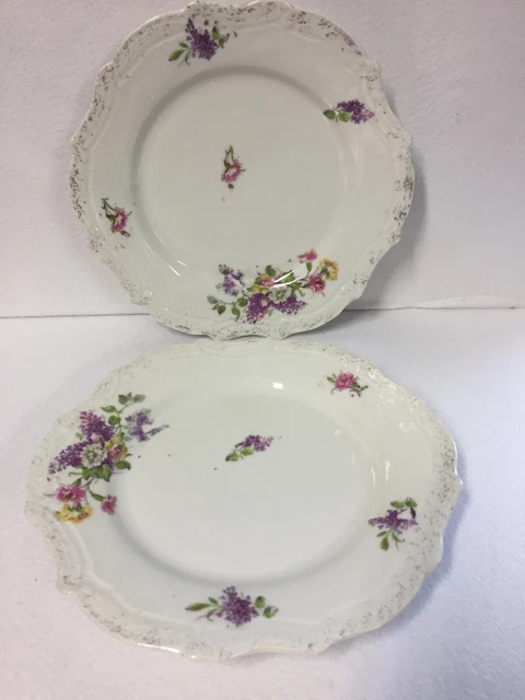 Assiette en porcelaine compagnie des Indes XVIII ème siècle, décor floral