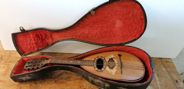 Mandolino Antico Con Custodia Originale