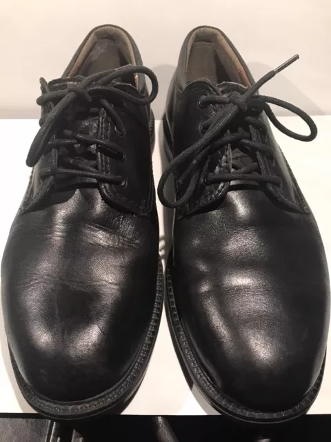 DOCKERS BLACK LEATHER Plain-Toe Dress Shoes-9.5M (090-2204) Men's $30. ...