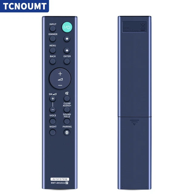 Control Remoto Sony Rmt-ah101u Para Barra De Sonido Ht-ct780 | Meses Control Remoto Sony Rmt-ah101u Para Barra De Sonido Ht-ct780 | Meses