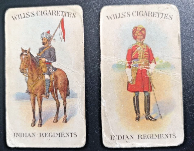 Wills' Cigarettes; Indian Regiments. A Near Complete Set Of Cigarette Australia