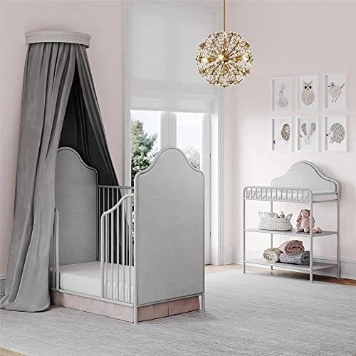 Little Seeds Piper Conversion Kit Nursery Crib Accessory Dove Gray