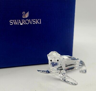Swarovski Crystal Mother Seal Figurine 2017 SCS Limited Edition in Box