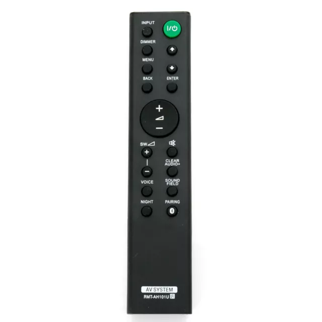 New RMT-AH101U Remote Control fit for Sony Sound Bar HT-CT381 HTCT380 SA-CT380