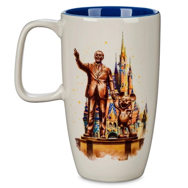 WALT DISNEY WORLD WALT DISNEY & MICKEY MOUSE 50th Anniversary MUG NEW