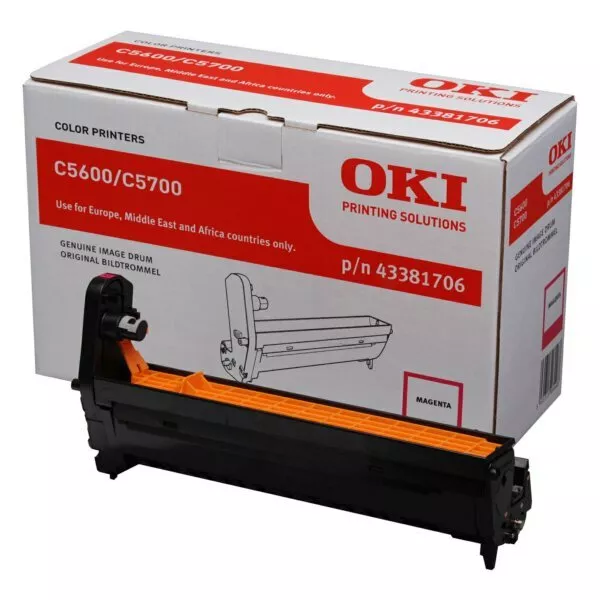 Original Oki 43381706 Toner Magenta für 20.000 Seiten + NEU & OVP +