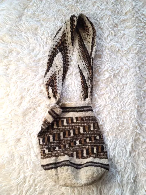 Indigenous Arhuaco Colombian Mochila bag Traditional Hand Woven
