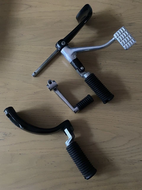 thumbnail image 2 of Roland Sands Design Brake Lever For Harley Sportster XL 2004-2017 Mid-Controls - Black Contrast Cut, 1 Year Warranty 2 of 4