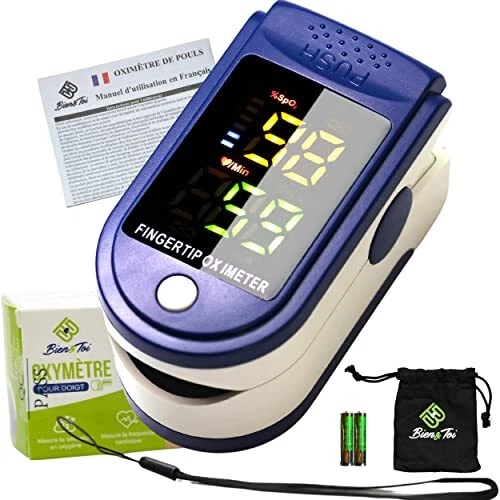 Oxymetre de doigt professionnel/écran à LED/saturometre de pouls/moniteur de ...