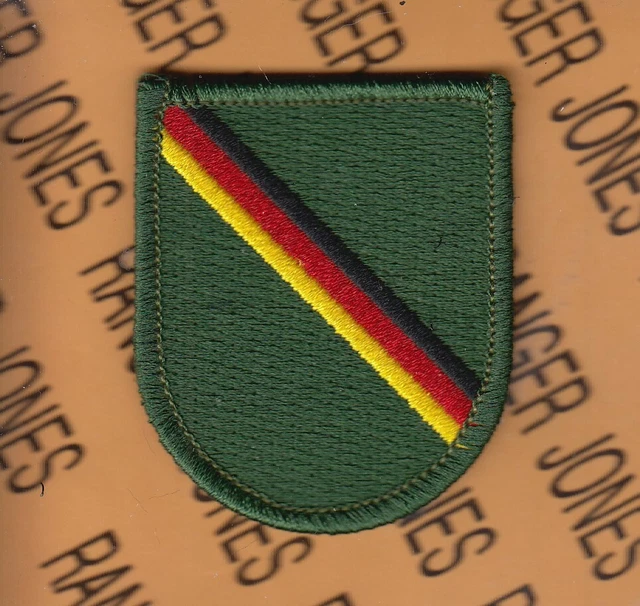 1ST BN 10TH Special Forces Group Airborne SFGA Europe Beret Flash Patch 