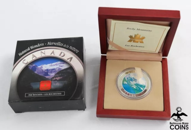 2003 Canada $20 Natural Wonders Colorized .999 Fine Silver 1oz Coin w/OGP & COA