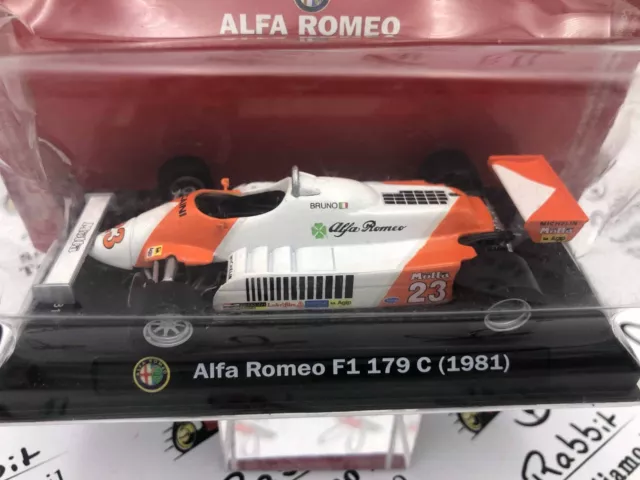 Die Cast " Alfa Romeo F1 179 C (1981) n°23 Mit BOX1 Collection Skala 2