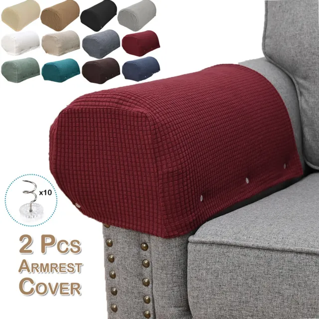 Sofa Couch Armrest Covers Recliner Armrest Slipcovers Stretch Chair Protector