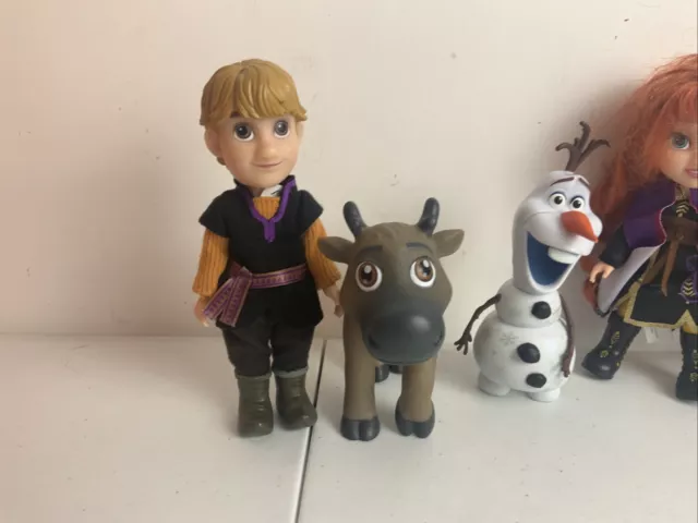 Disney Frozen Mini Toddler Petite 6” Princess Dolls Elsa, Anna, Kristoff  Sven 2